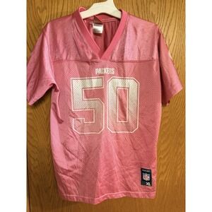 Green Bay Packers Pink #50 Hawk NFL Jersey Women's XL Breast Cancer Awareness